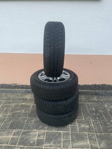 15“ ALU kola – 5x114,3 – zimní pneu 195/65/15 - 2