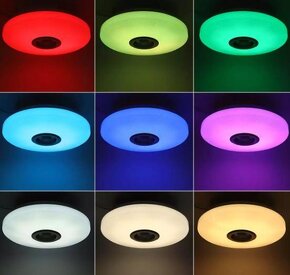 RGB LED stropní svítidlo s bluetooth reproduktorem - 2