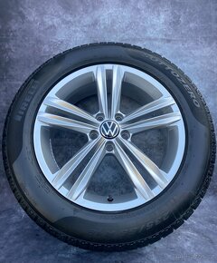 Originální ALU kola 5x112 VW Tiguan 235/55/18 TOP - 2