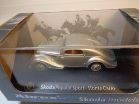 Abrex model 1/43 Škoda Popular Sport - Monte Carlo - 2