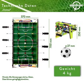 Mini stolní fotbálek značky GamesPlanet (nerozbalený) - 2