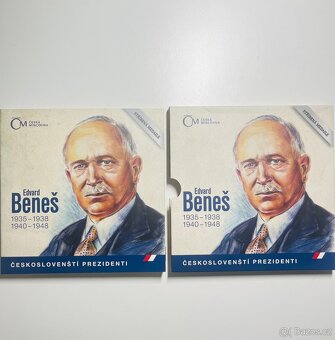 Stříbrná medaile Českoslovenští prezidenti - Edvard Beneš - 2