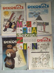 4x časopis Dikobraz 1x magazín Dikobraz - 2