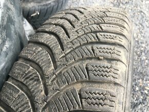 Plechové disky 5x100 + zimní pneu 165/70 R14 - 2