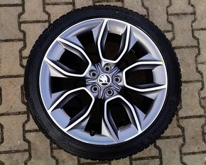 Alu kola originál Škoda Karoq 5x112 R19 Crater - 2