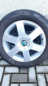 ALU KOLA ORIG.SKODA VEGA 6,5x16 ET50 5x112 57,1 BRIDG.205x55 - 2