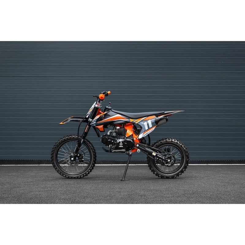 Pitbike Leramotors Shark 125ccm, el. start, oranžový