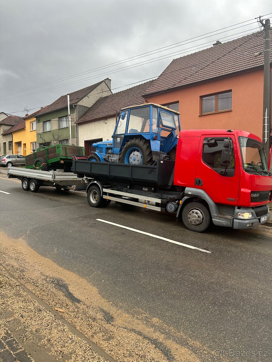 autodoprava, přeprava vozidel a techniky , přeprava materálu