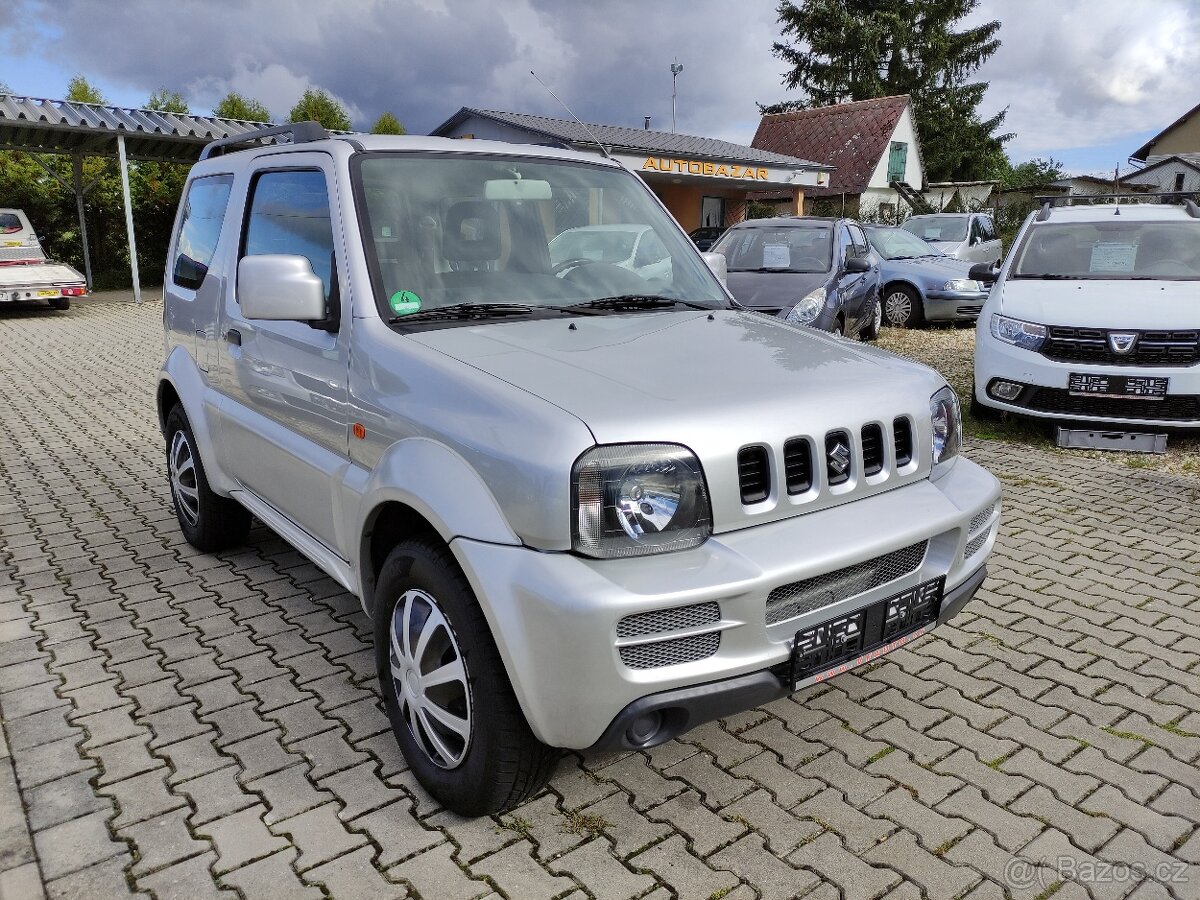 SUZUKI JIMNY 1.3i 63KW 4x4,ZÁVĚS,KLIMA,HAGUSY,4x EL.OKNA.