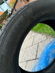 Zimní pneu 215/55 R18 Michelin, bez disků, 4 ks - 3