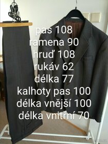 Pánské obleky a saka vel .XXL - 3