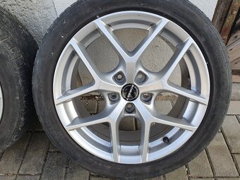 4x ALU Borbet 7,5Jx17 5x112 + letní pneu 225/45 r17 - 3