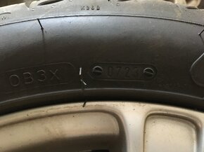 Alu disky s pneu orig. Škoda 5x110 + 225/45 17 - 3