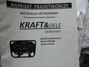 Elektrocentrála 3x380V, 2500W - 3