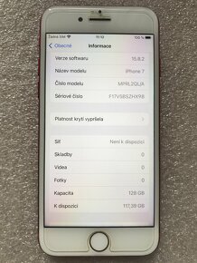 iPhone 7 Red 128 Gb, zachovalý - 3