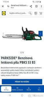 MOTOROVÁ ŘETĚZOVÁ PILA PBKS 53 B3 ÚPLNĚ NOVÁ 2 KS - 3