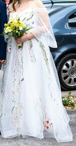 Květované svatební šaty - 3
