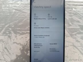 Mobilní telefon Xiaomi Redmi Note 9 Pro 128GB /6GB + 2GB RAM - 3