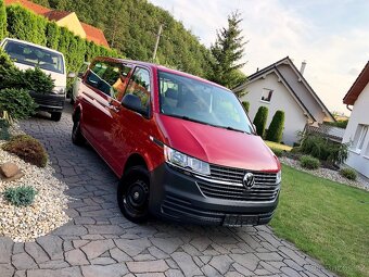 VW Transporter T6.1 LONG-97 tis.km-DPH-barva RED Multivan - 3