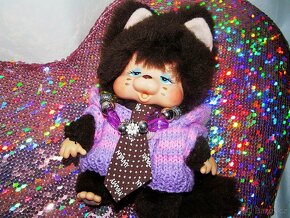 PELZI  Retro mončičák Nyamy monchhichi Washino Japan. - 3