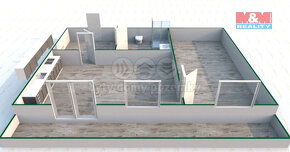 Pronájem bytu 1+1, 33 m², Frýdek-Místek, ul. Růžový pahorek - 3