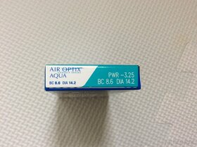 Kontaktní čočky Air Optix Aqua -3,25 - 3