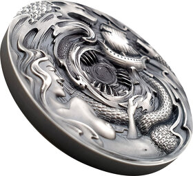 Stříbrná mince - SCYLLA AND CHARYBDIS 3 Oz Silver Coin - 3