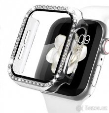 Ochranný kryt se sklíčkem a kamínky na Apple Watch 42mm 44mm - 3