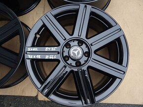 Alu disky černý origo Mercedes,18", 5x112, ET 35 , šíře 7,5J - 3