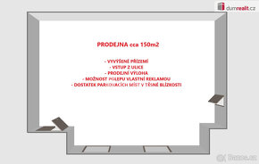 Komerční prostor - prodejna 150m2, centrum, Hodonín - 3