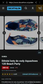 Dětské boty do vody Subea Aquashoes

Decathlon - 3