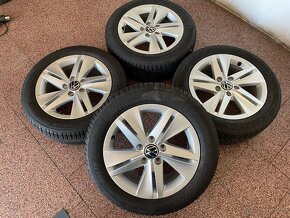 Originální alu kola Volkswagen,5x112 R16,zimní 7mm - 3