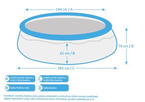 Zahradní bazén Marimex Tampa + filtrace + solární plachta - 3