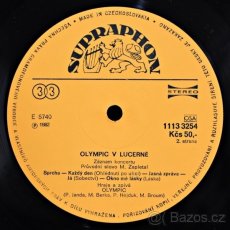 LP Olympic - V Lucerně (Supraphon 1982) včetně přílohy - 3