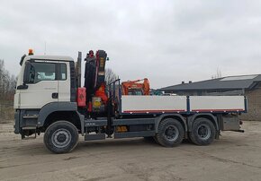 MAN TGS 26.400 - 6x6 - Valník + HR-PALFINGER PK 33002–EURO 6 - 3