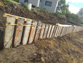 PENÍZE šetri betonove pražce 2,4x0,28m - 3