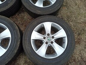 Alu kola 5 x 112 r16, Originál Škoda - 3