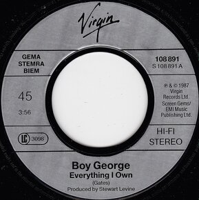 Boy George – Everything I Own  (SP) - 3