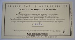 Sada 24 medailí Napoleon Bonaparte La Collection Impériale - 3