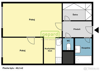 2kk s možností přikoupit garážové parkovací stání - 3