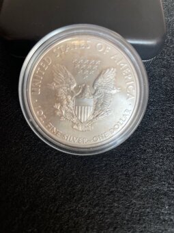 1 OZ stříbrná mince American Eagle 2010 - 3