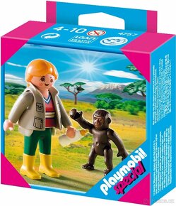 Playmobil ošetřovatelka s opicí - 3