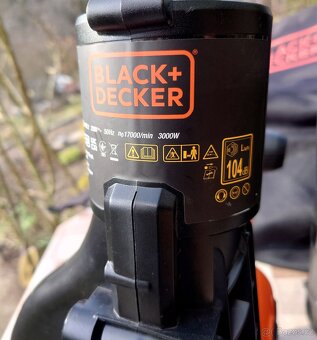 vysavač listí Black+Decker 3v1, 3000 W - 3