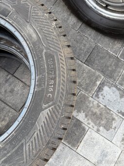 4KS PNEU ZN.BARUM VANIS 3 ROZMĚR 195/75R16C VZOREK CCA 90% - 3