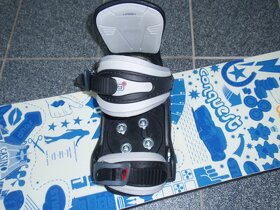 SUPER SNOWBOARD STUF CONQUEST 133 CM+VÁZÁNÍ STUF - 3