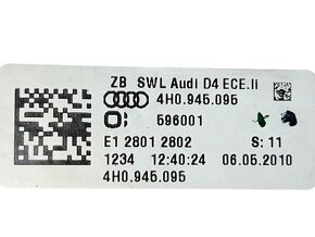 LED levé zadní vnější světlo 4H0945095 Audi A8 D4 4H sedan - 3