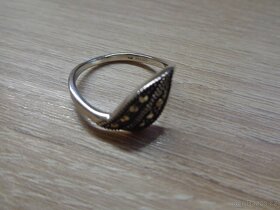 Ag prsten s Marcasity - 3