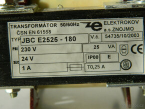 Transformátory 230V/24V - 25 VA a 32 VA - 3