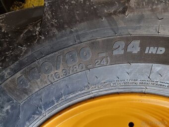 Pneu 16,9/80-24 Michelin Power CL + disk na JCB 3CX Super - 3