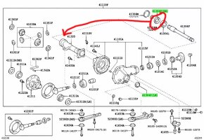 gufero OEM Toyota 90311-47013 land Cruiser 80 95 100 120 150 - 3